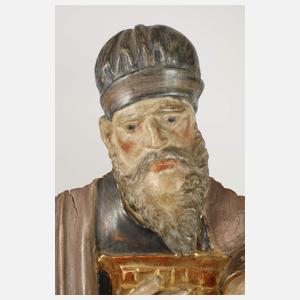 Geschnitzte Heiligenfigur