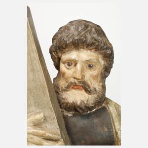 Geschnitzte Heiligenfigur