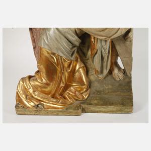 Geschnitzte Heiligenfigur