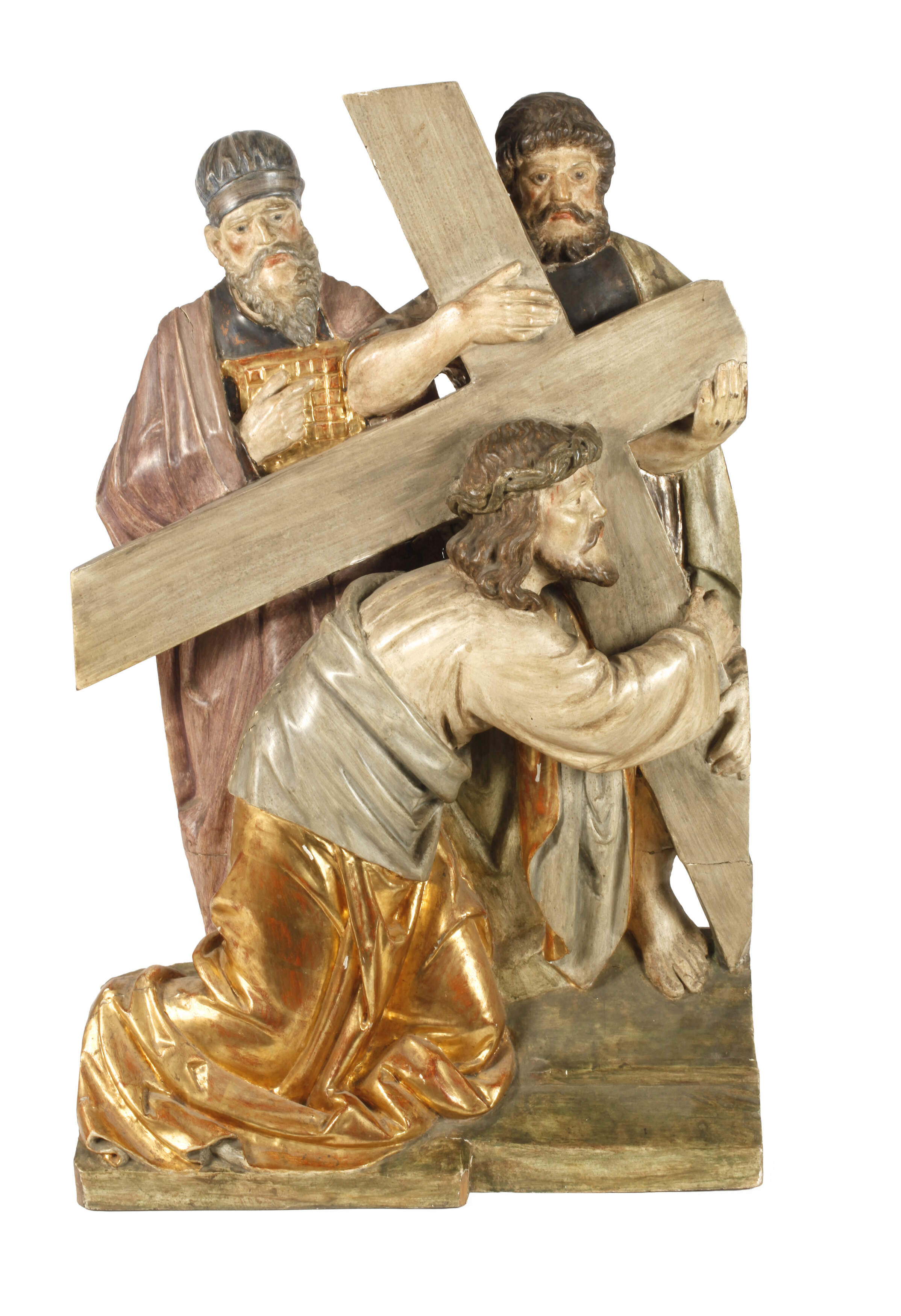 Geschnitzte Heiligenfigur