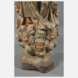 Geschnitzte Heiligenplastik