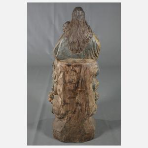 Geschnitzte Heiligenplastik