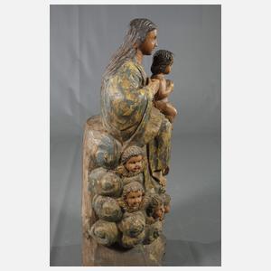 Geschnitzte Heiligenplastik