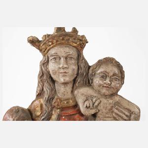 Reliefbildnis Madonna mit Kind