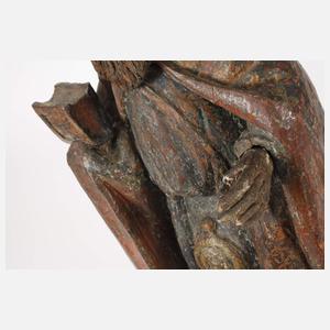 Geschnitzte Heiligenfigur