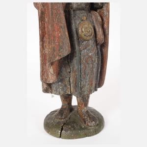 Geschnitzte Heiligenfigur