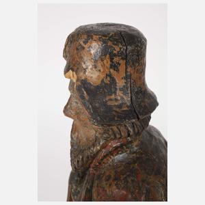 Geschnitzte Heiligenfigur