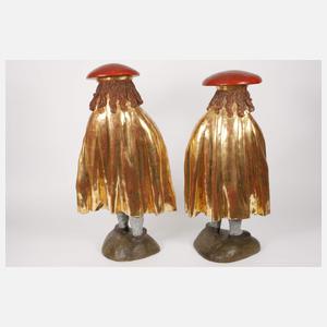 Geschnitztes Figurenpaar