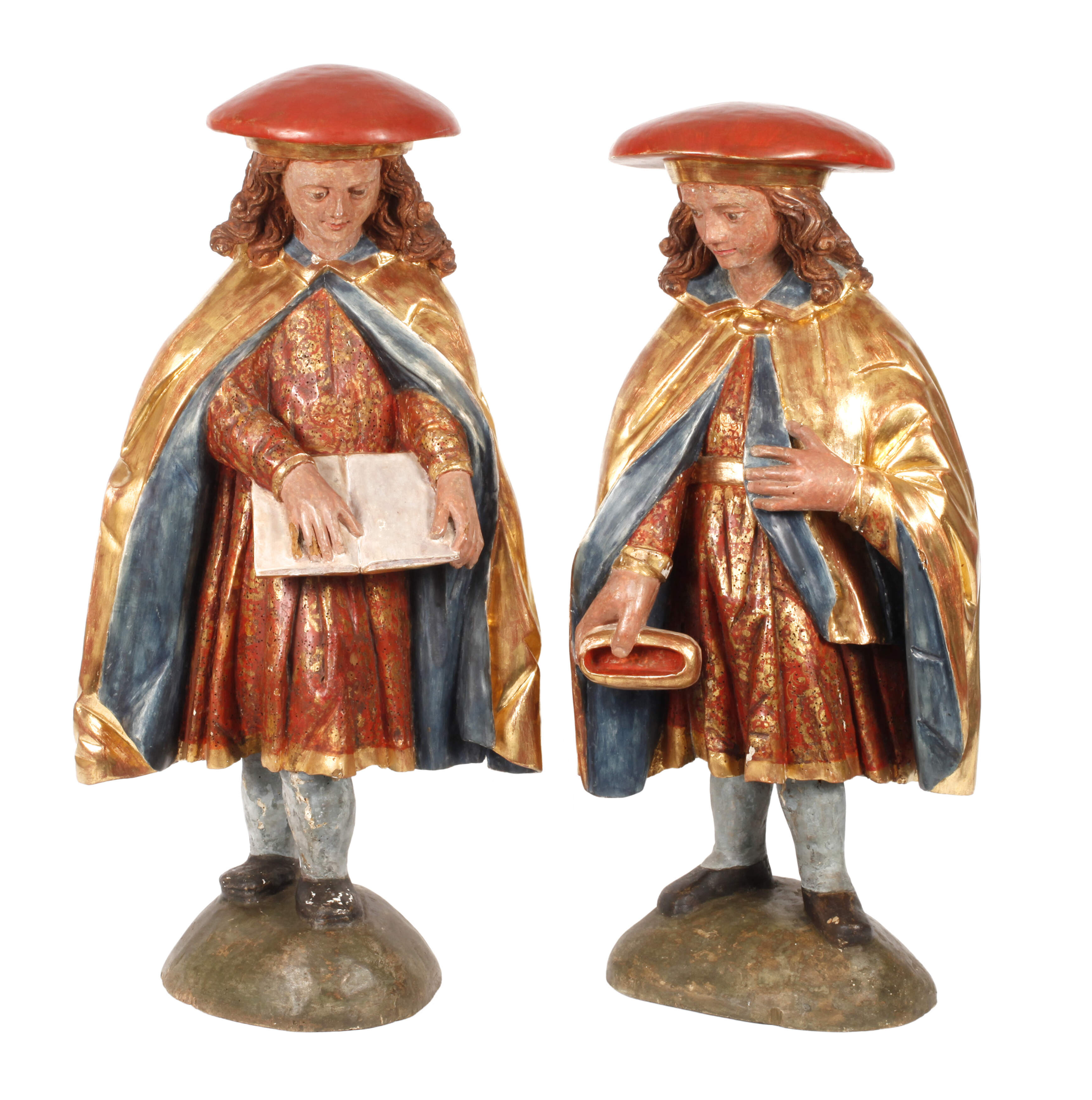 Geschnitztes Figurenpaar