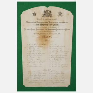 Transportkiste für ein Silberservice