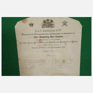 Transportkiste für ein Silberservice