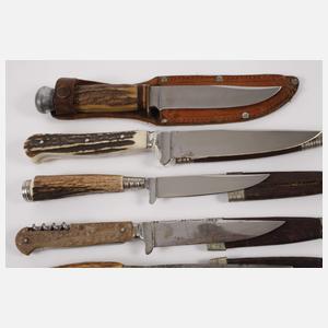 Konvolut Jagdmesser