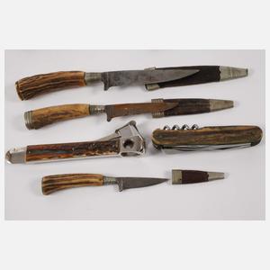 Konvolut Jagdmesser