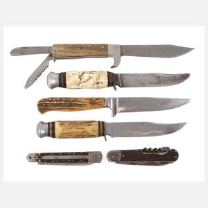 Konvolut Jagdmesser