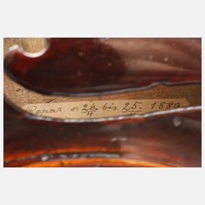 Violine Johann Gottfried Hamm