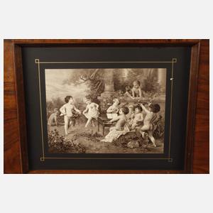 Große Plattenspieldose Polyphon