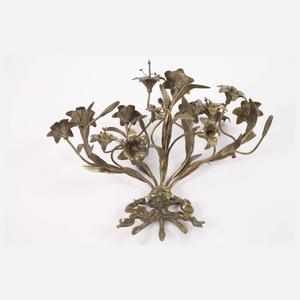 Paar florale Wandleuchter