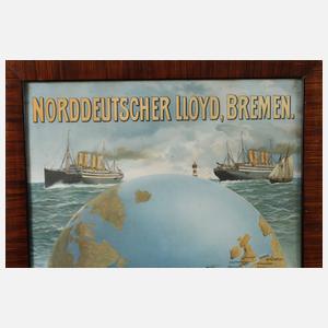 Werbeplakat Norddeutscher Lloyd