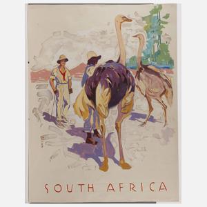 Willy Friedrich Burger, Plakatentwurf "South Africa"