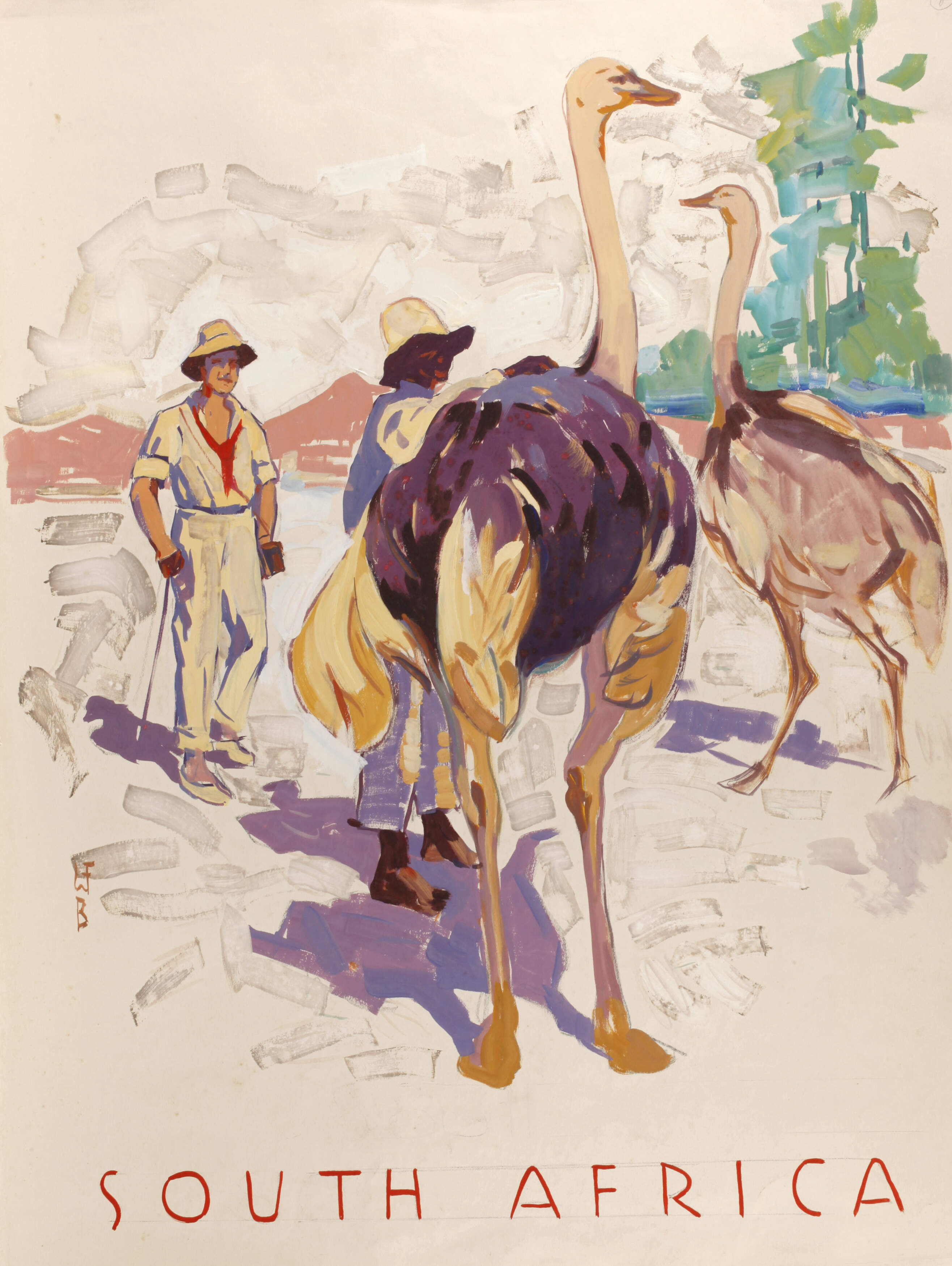 Willy Friedrich Burger, Plakatentwurf "South Africa"