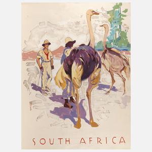 Willy Friedrich Burger, Plakatentwurf "South Africa"