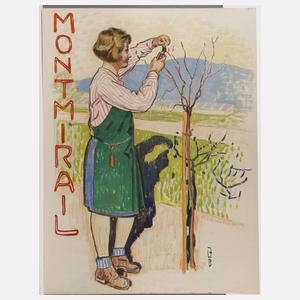 Willy Friedrich Burger, Plakatentwurf "Montmirail"