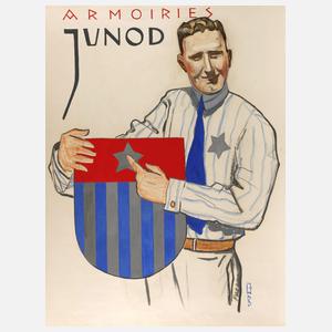 Willy Friedrich Burger, Plakatentwurf "Armoiries Junod"