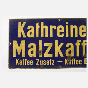 Emailleschild Kathreiner