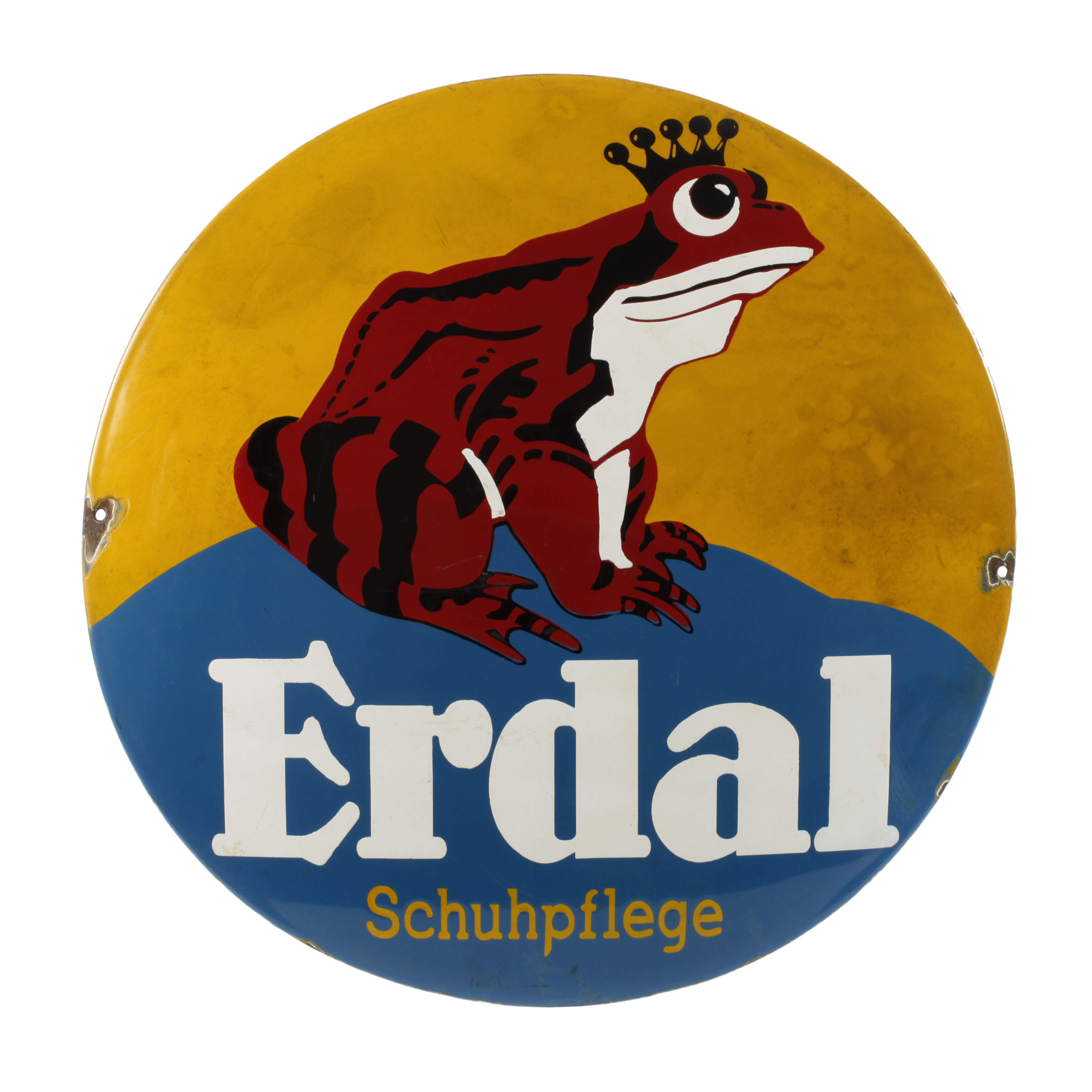 Emailleschild Erdal