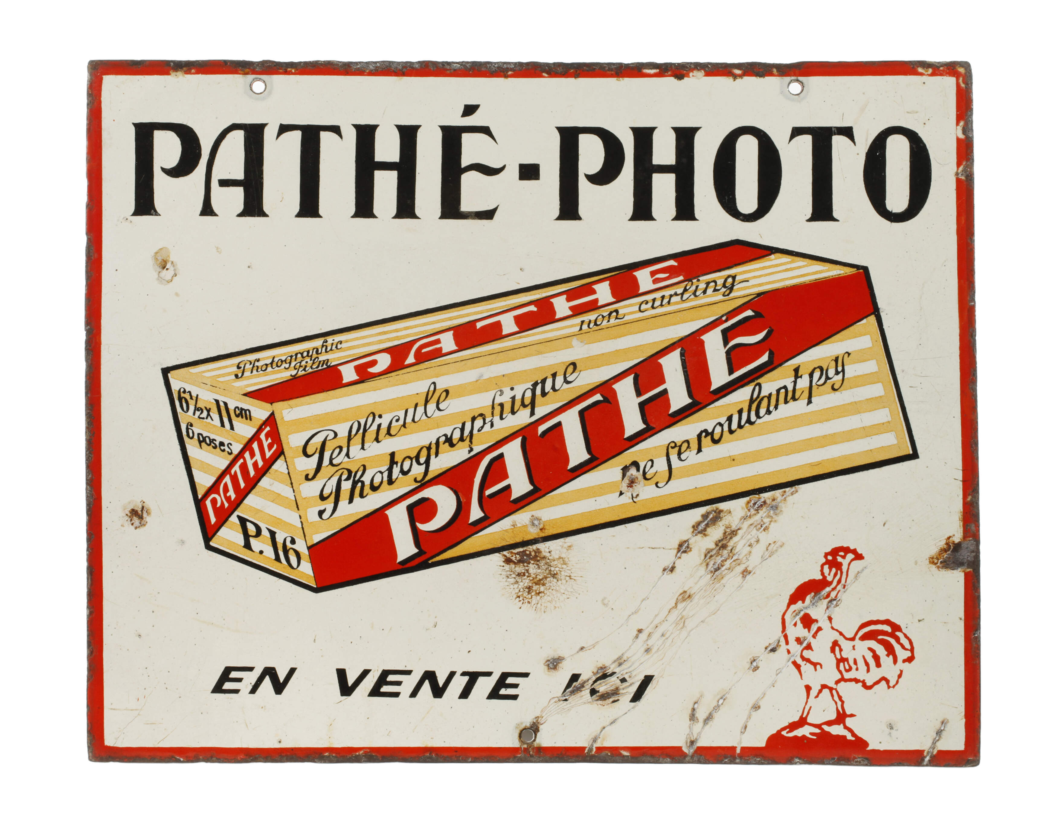 Emailleschild Frankreich