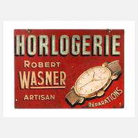 Werbeschild Uhrmacher111