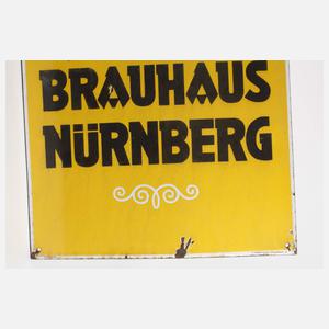 Emailleschild Brauhaus Nürnberg
