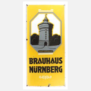 Emailleschild Brauhaus Nürnberg