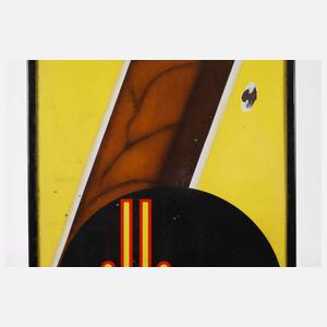 Emailleschild Villiger