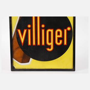 Emailleschild Villiger