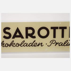 Werbeschild Sarotti