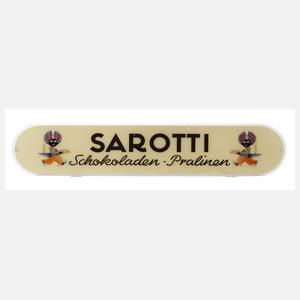 Werbeschild Sarotti