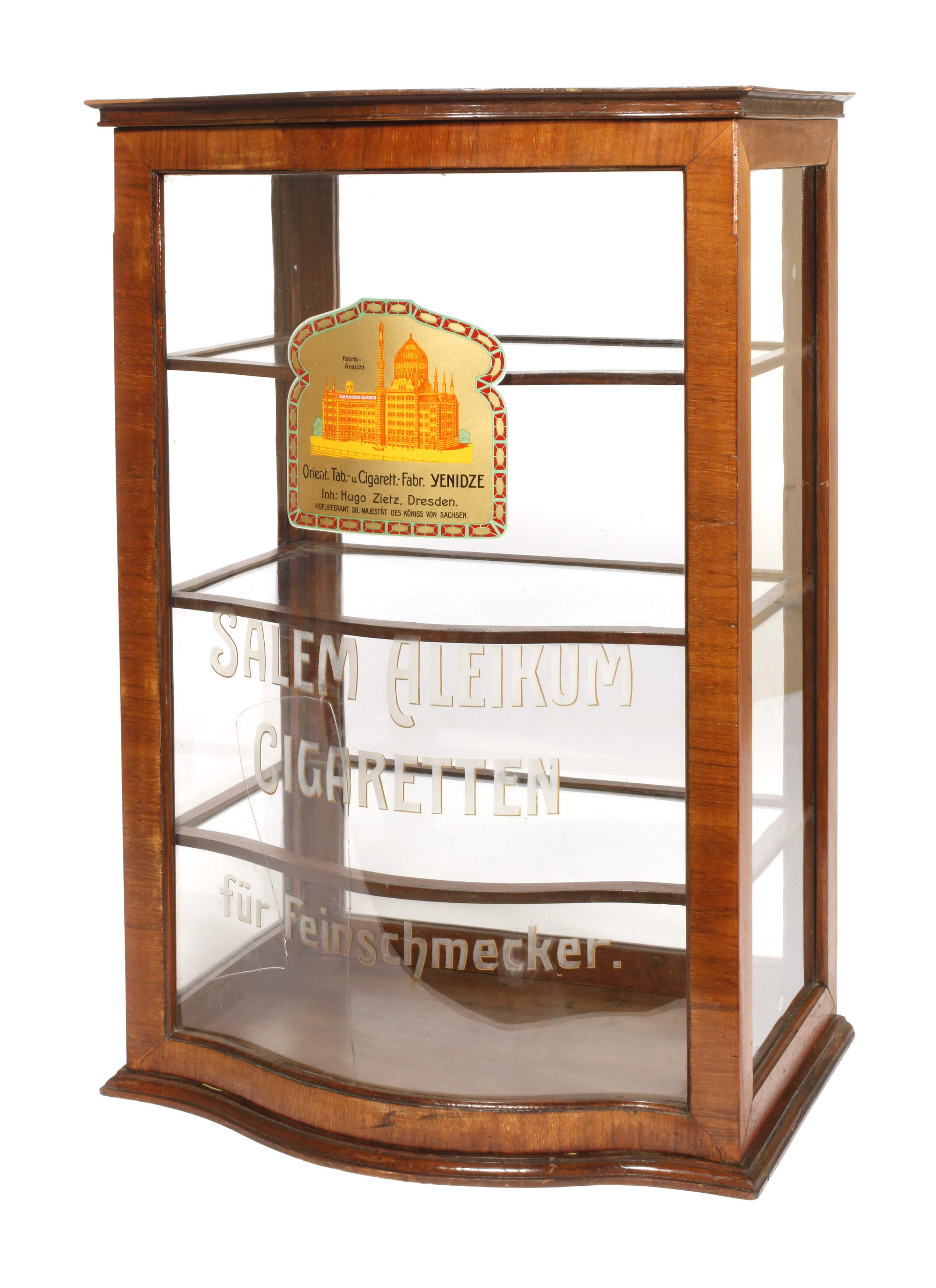 Zigaretten-Werbevitrine "Yenidze" Dresden