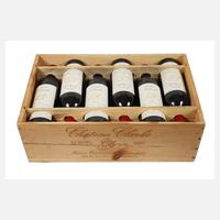 Zwölf Flaschen Rotwein111