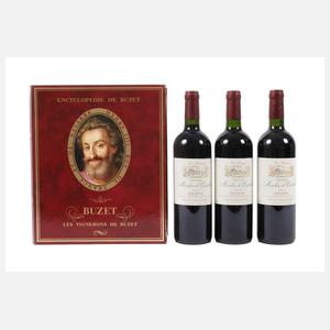 Drei Flaschen Médoc Cru Bourgeois 2004