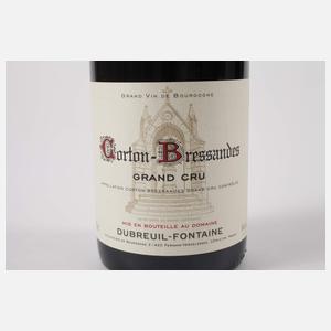 Sechs Flaschen Corton-Bressandes Grand Cru 2018