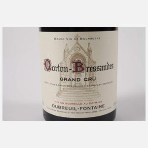 Sechs Flaschen Corton-Bressandes Grand Cru 2019