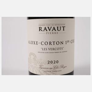 Sechs Flaschen Aloxe-Corton 1er Cru Les Vercots 2020