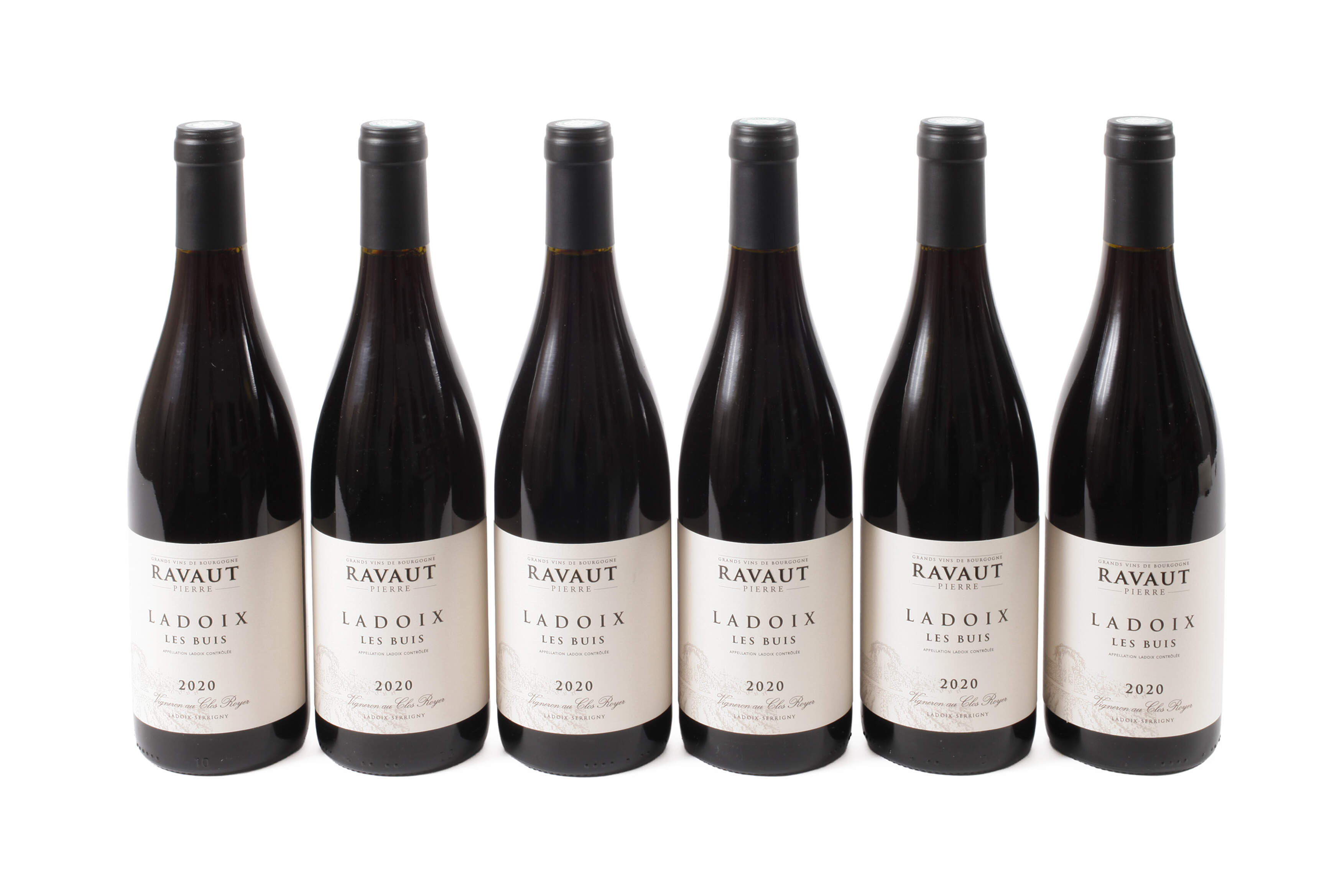 Sechs Flaschen Ladoix Les Buis 2020