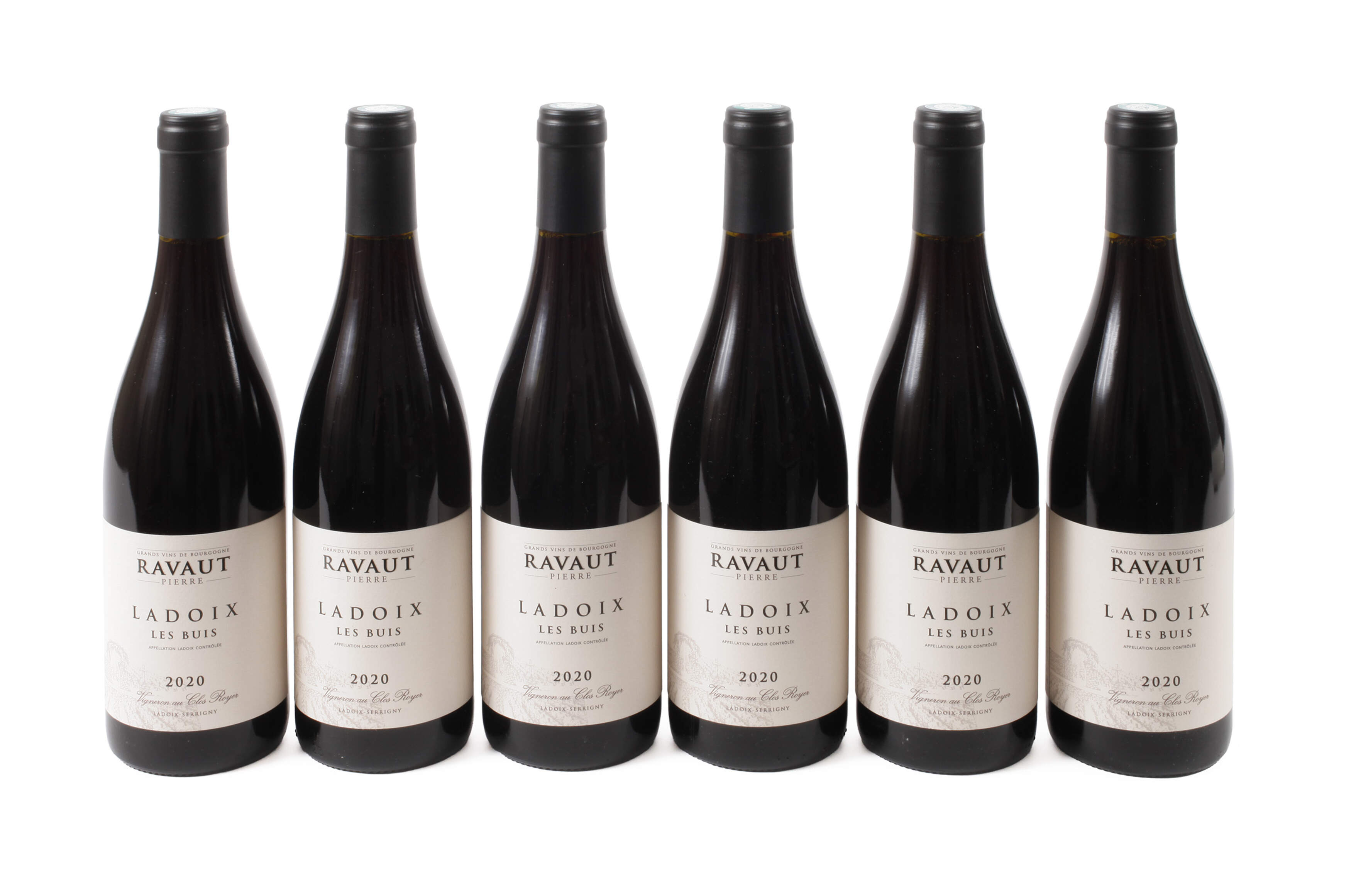 Sechs Flaschen Ladoix Les Buis 2020