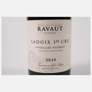 Sechs Flaschen Ladoix 1er Cru Vieilles Vignes 2020