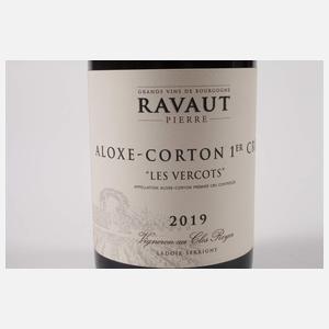 Sechs Flaschen Aloxe-Corton 1er Cru Les Vercots 2019