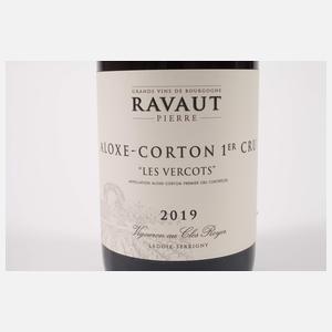 Sechs Flaschen Aloxe-Corton 1er Cru Les Vercots 2019