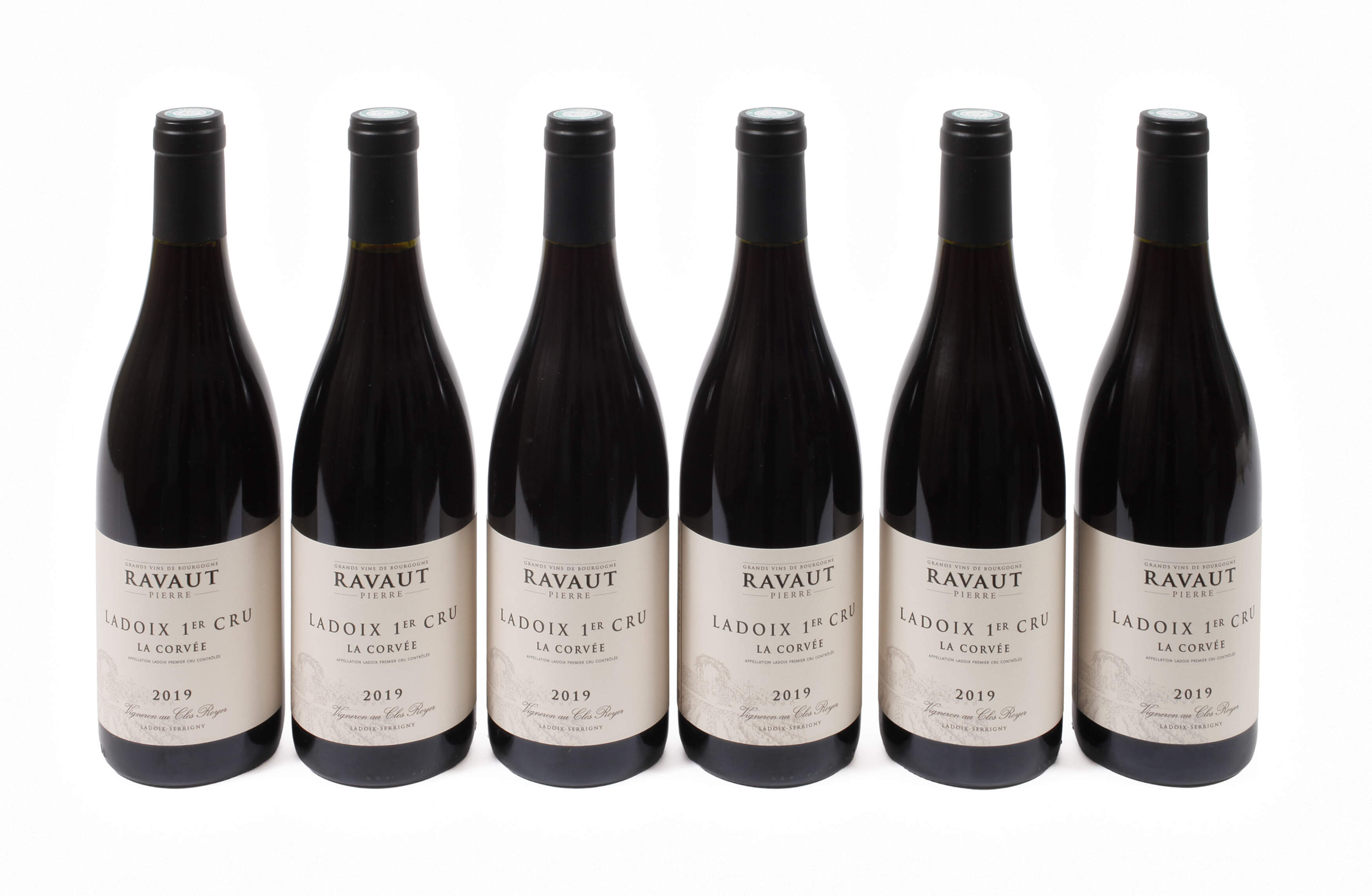 Sechs Flaschen Ladoix 1er Cru La Corvée 2019