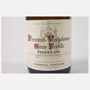 Sechs Flaschen Pernand-Vergelesses Sous Fretille Premier Cru 2020
